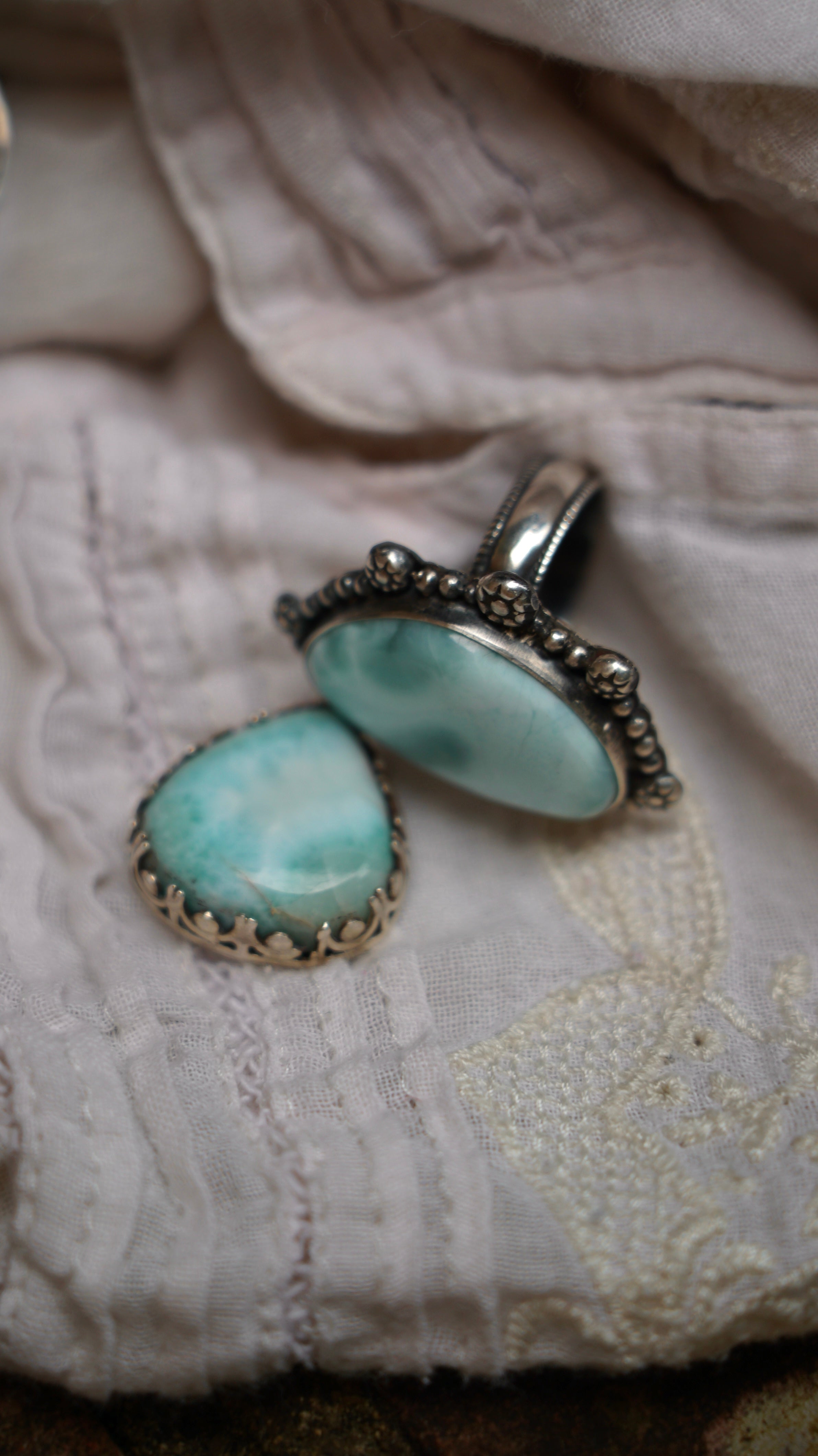 Larimar stones