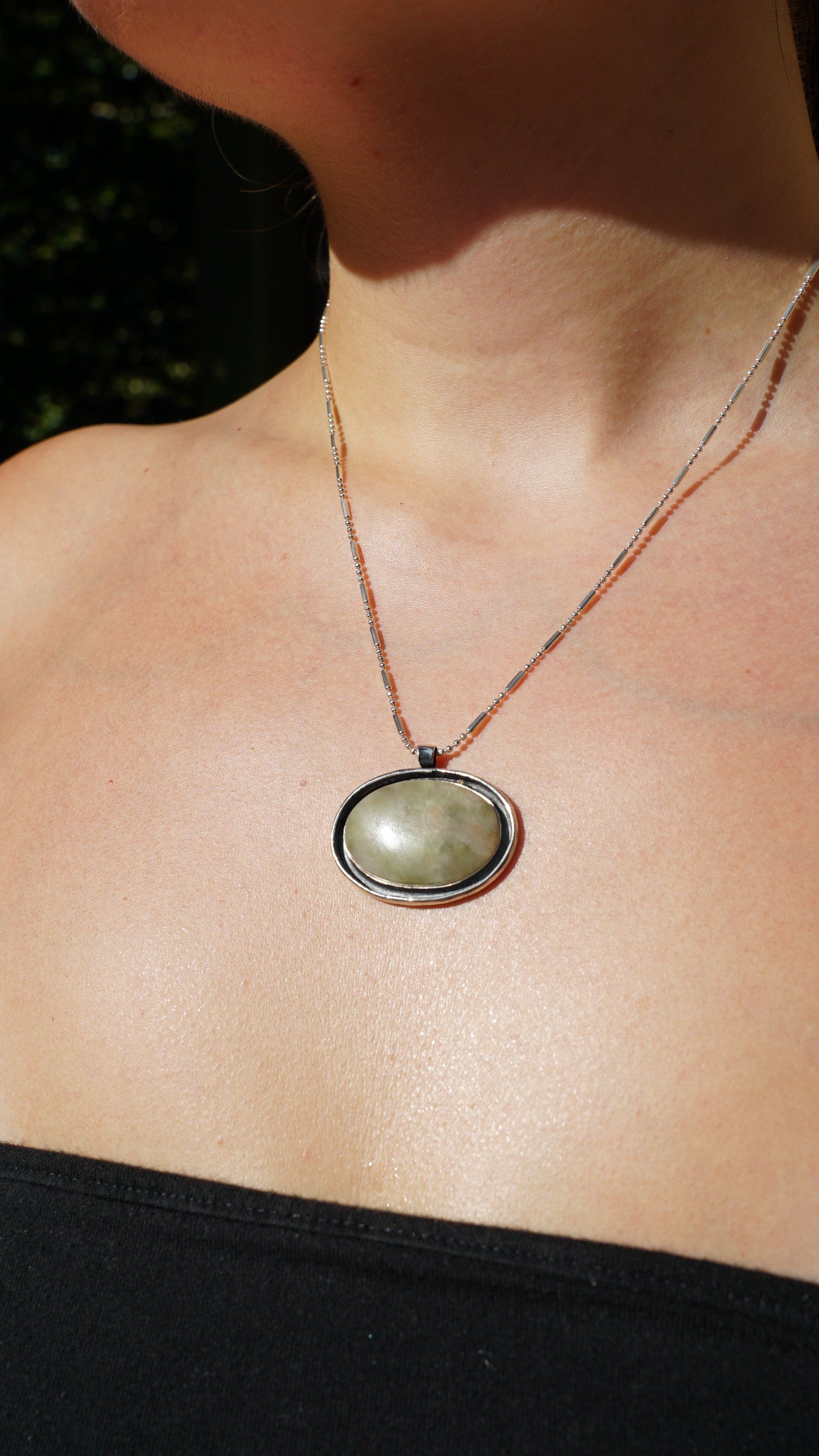 Seraphinite Cabochon pendent