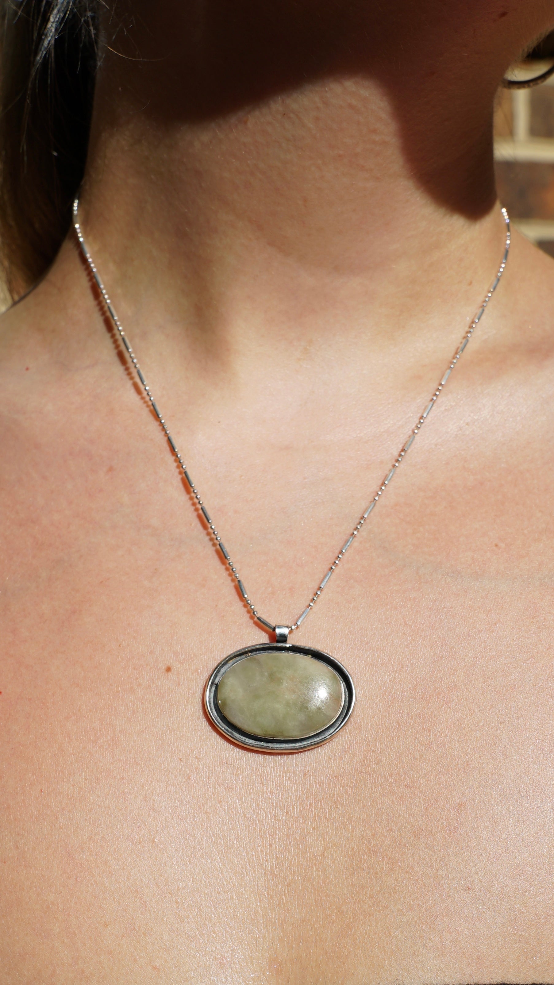 Seraphinite Cabochon pendent