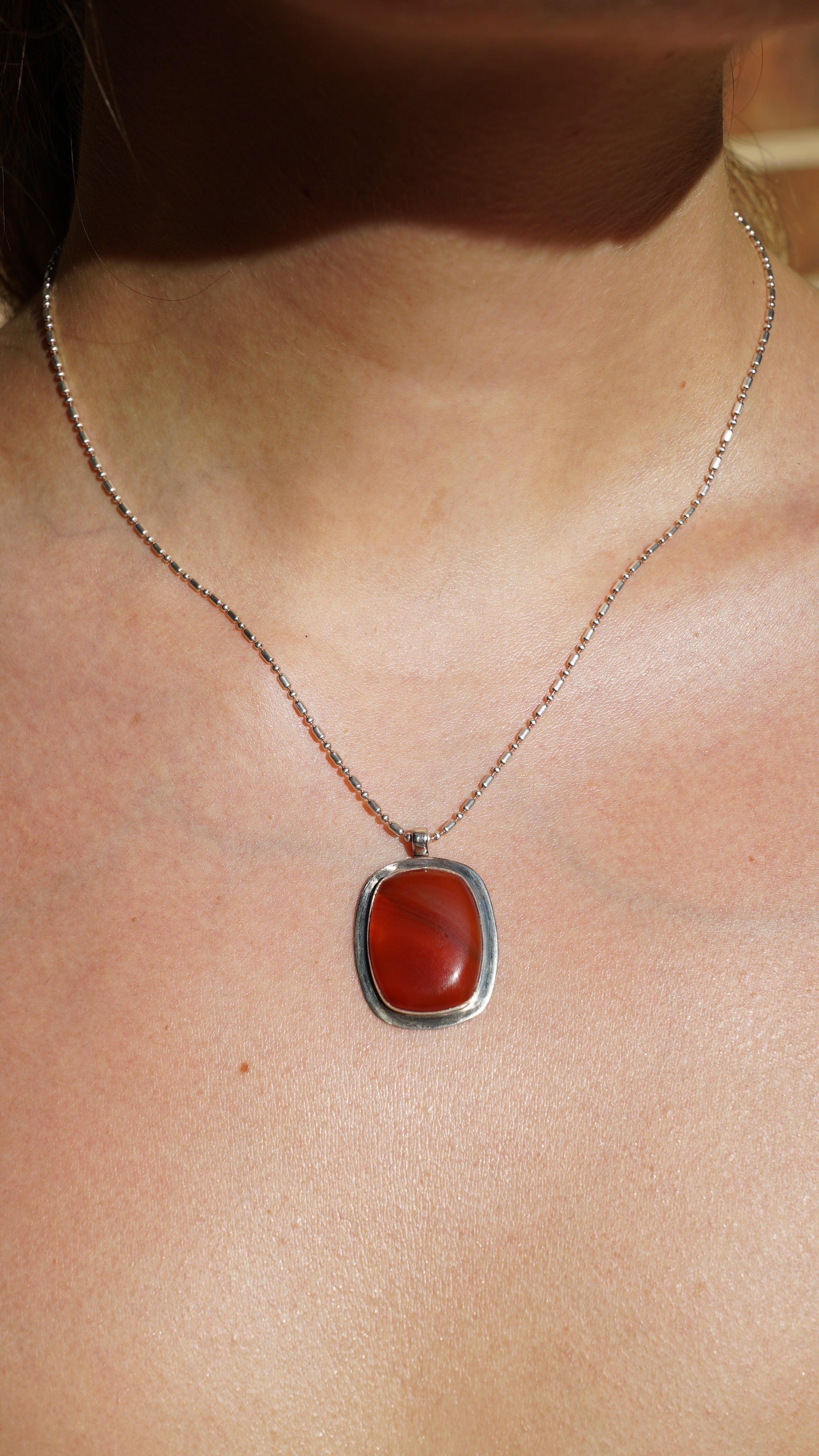 Carnelian Agate Pendent