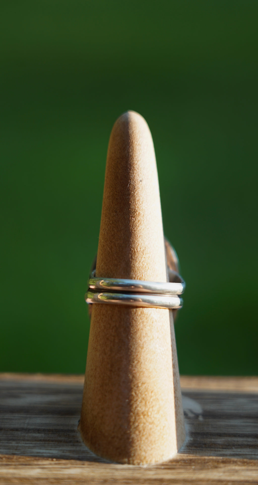Golden rutilated quarts ring