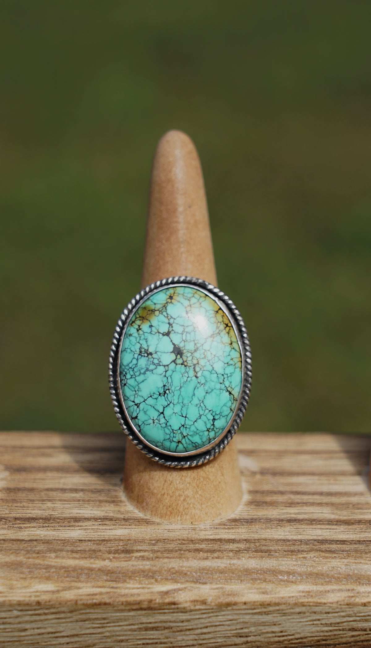 turquoise statuent ring