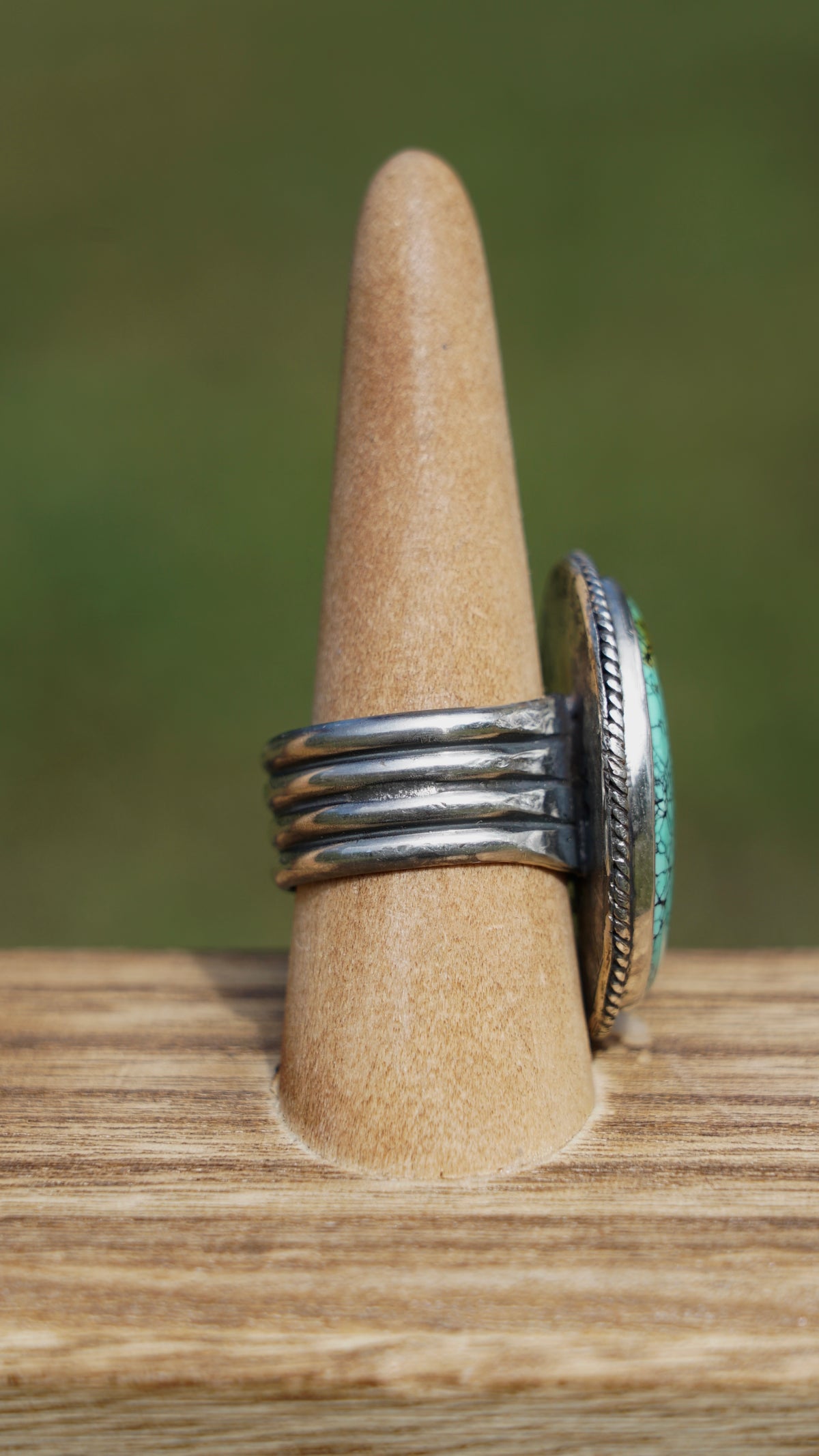 turquoise statuent ring