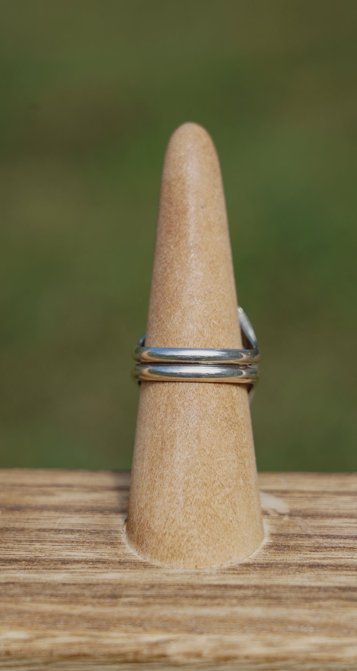 green turquoise bead ring