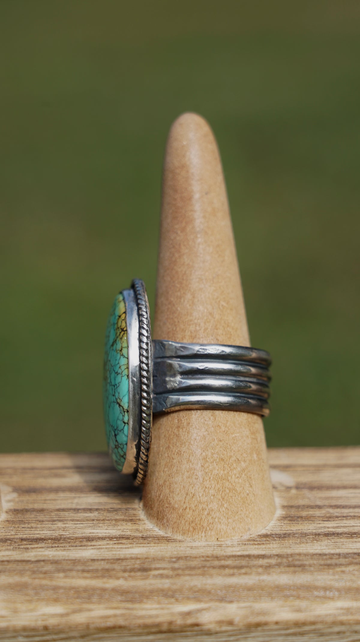 turquoise statuent ring