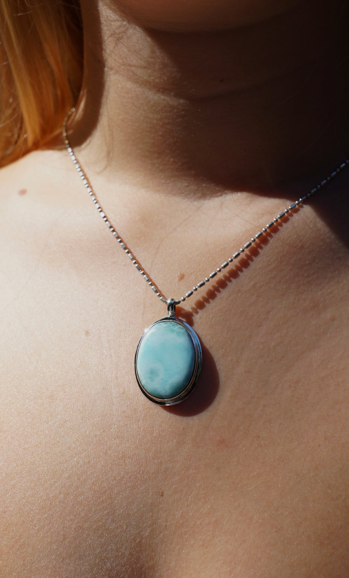 Larimar pendent