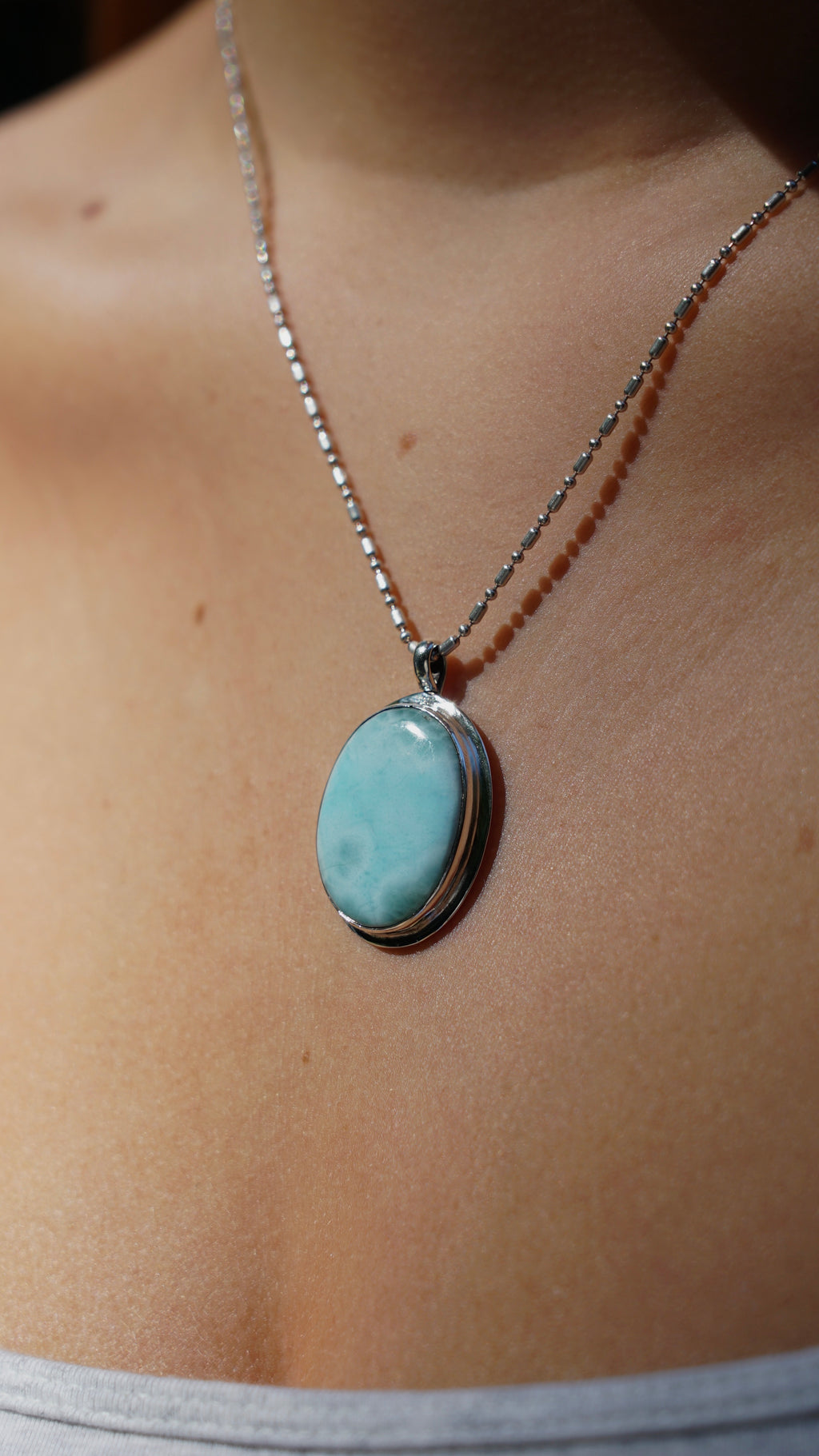 Larimar pendent