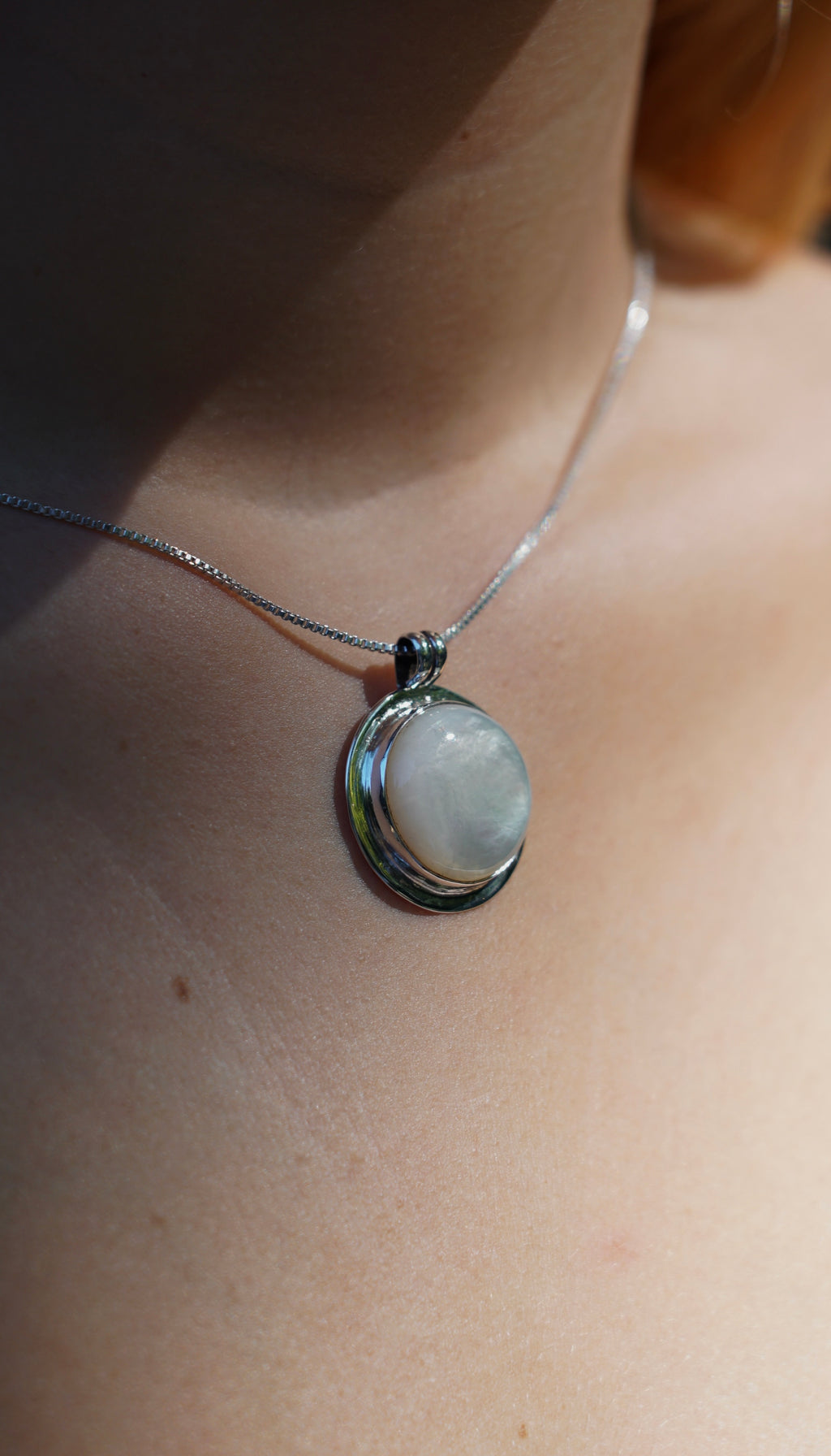full moon pendant