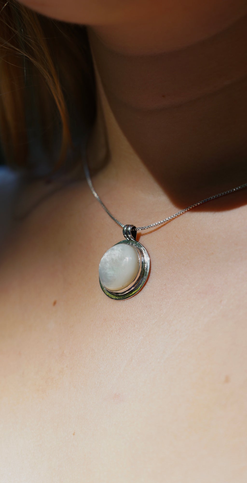 full moon pendant